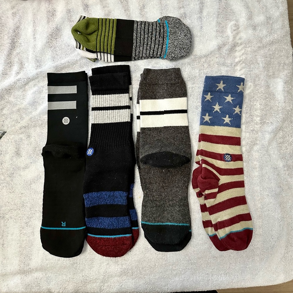 5 Pairs Men’s Stance Socks